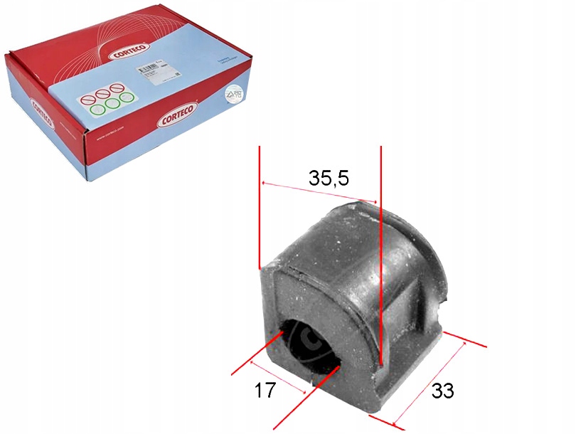 фото №1, Подушка стабілізатора перед l/p seat cordoba cordoba vario ibiza ii