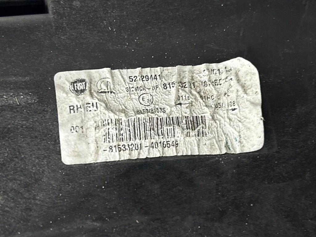 фото №9, Fiat 500 lift 15- лампа левая + правая линза