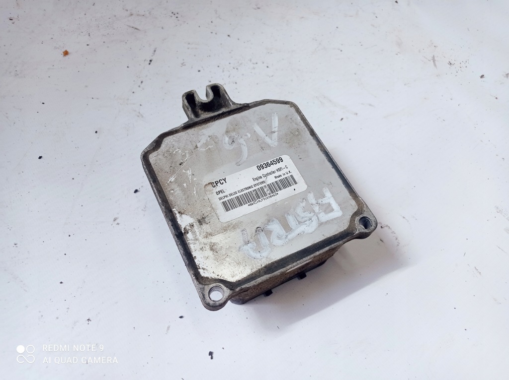 фото №1, Блок керування двигуна бортовий комп'ютер opel astra g 1.6