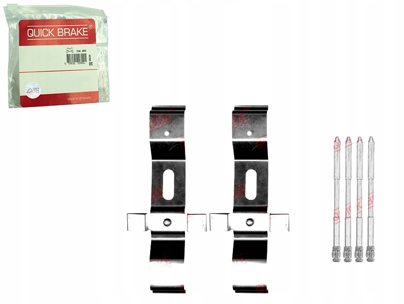 фото №1, Набор монтажный тормозных колодок перед mercedes clk a209 clk c209 slk r171