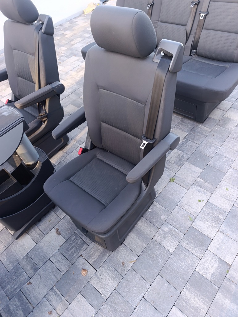 фото №11, Vw t5 t6 multivan сиденья передние перед с подлокотники антрацит