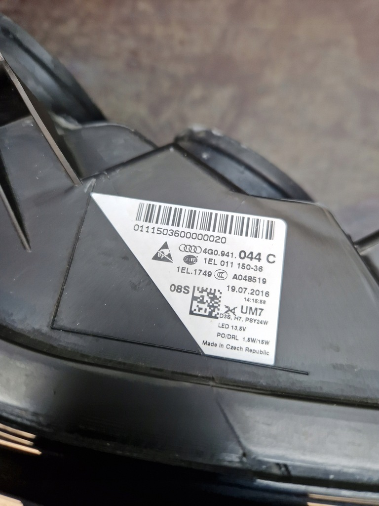 фото №8, Audi a6 c7 4g0 лампа перед правая bi-xenon