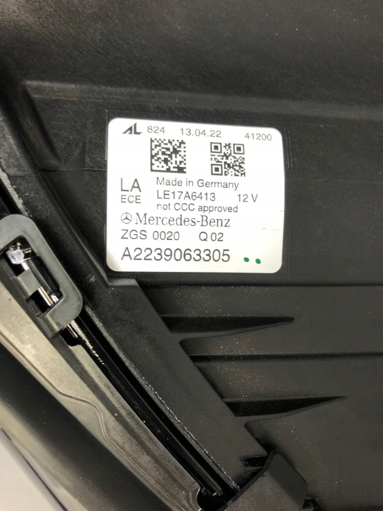 фото №15, Mercedes s klasa w223 lifting комплект лампа a2139063305/3405 naprawiane