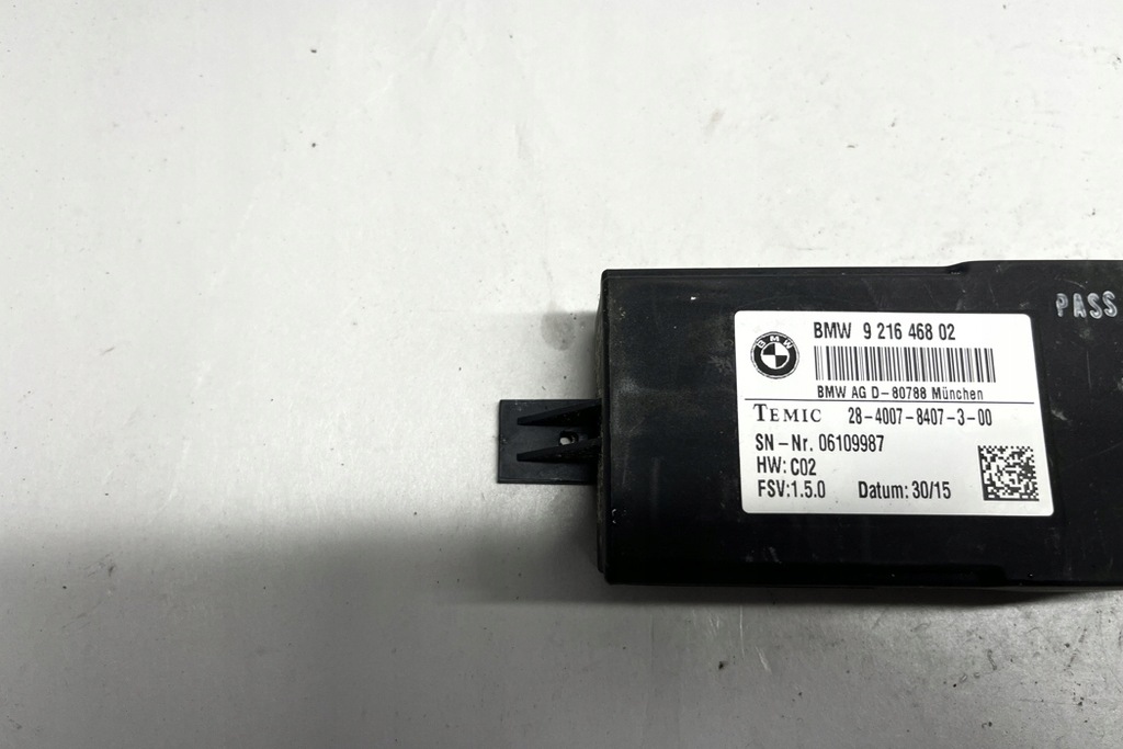 фото №8, Модуль przedniedo lewego сиденье bmw 2 gran tourer f46 9216468 1.5l дизель