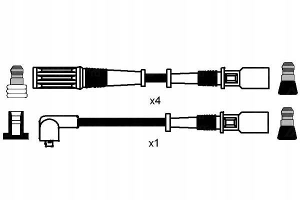 фото №2, Провода зажигания fiat ngk