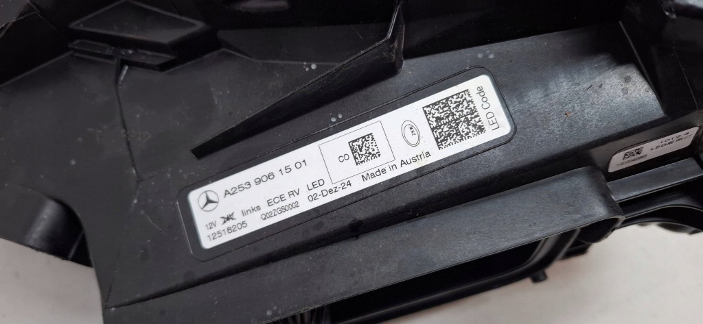 фото №10, Mercedes glc w253 x253 лампа фара перед передний eu левый