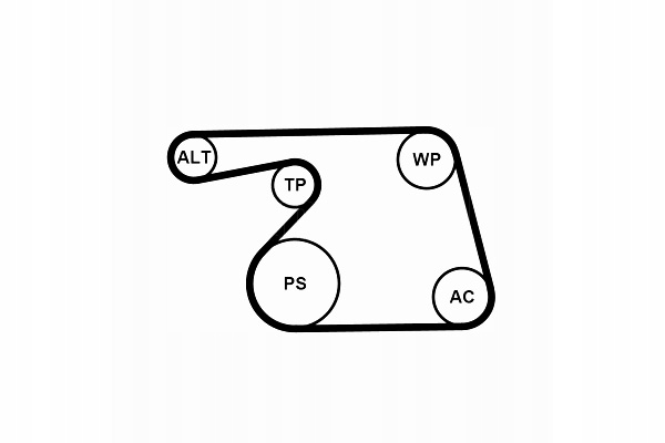фото №2, Continental 6pk1318k2 набор ремень клиновой многоручейковый