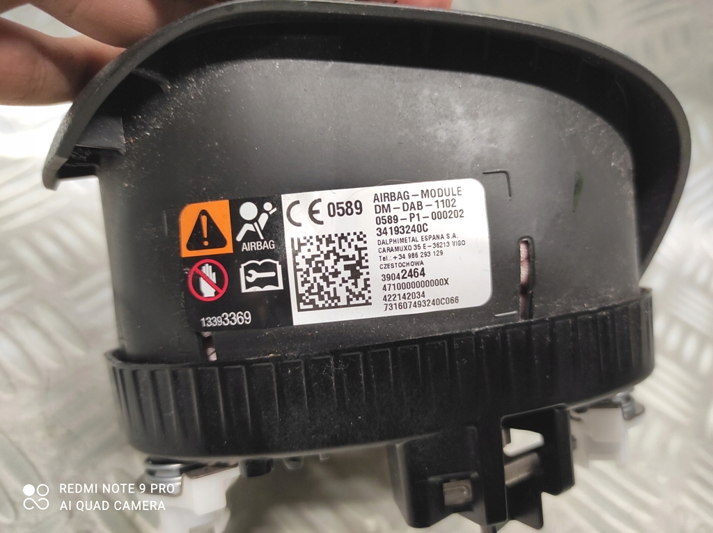 фото №6, Подушка подушка безпеки водія opel astra k v 39042464