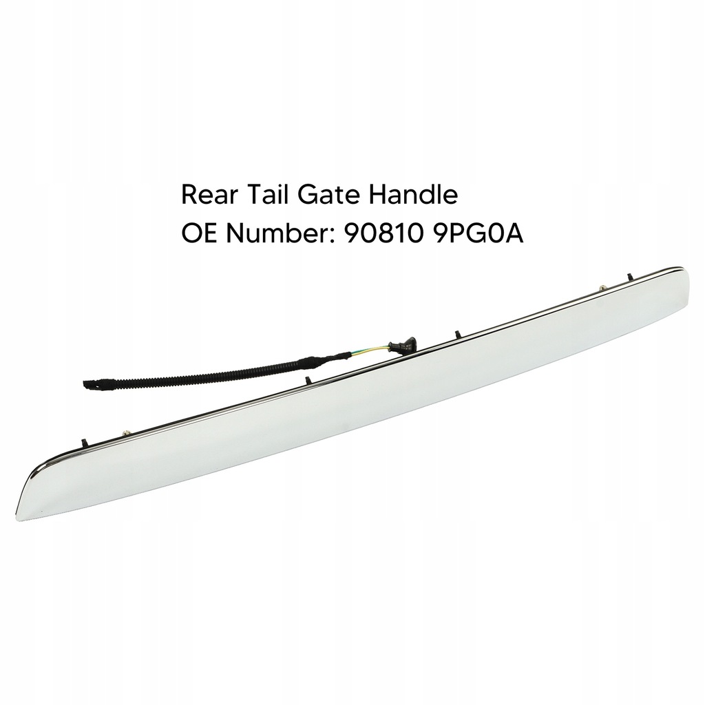 фото №16, Ручка задний крышки 90810 9pg0a молдинг отделочная крышки багажника w kolorze хрома do p