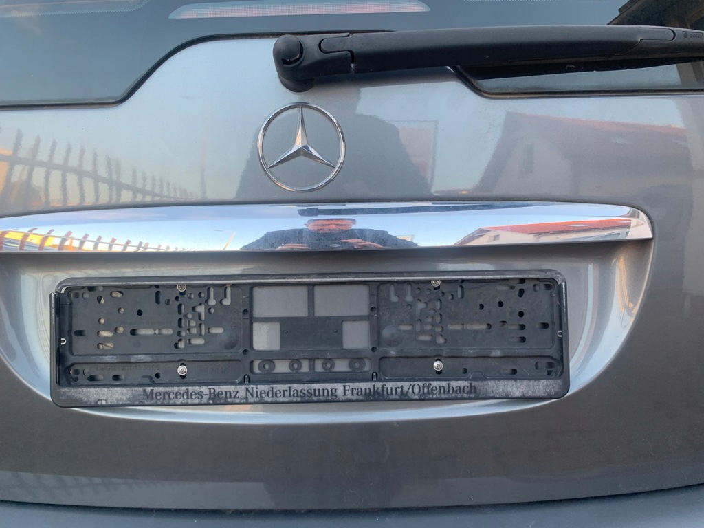 фото №5, Mercedes a klasa w169 кришка багажника задня сіра 787 ładna!