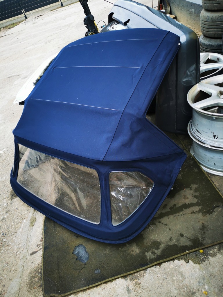 фото №1, Крыша мягкая крыша мягкий крыша niebieski каркас granatowy mercedes r107 sl107
