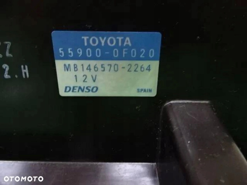 фото №6, Панель управление обдув toyota corolla verso ii 04-09 55900-0f020 nr296