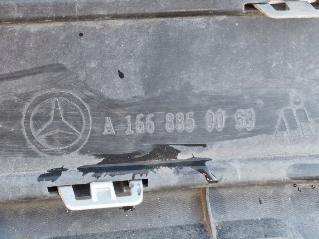 фото №5, Mercedes ml 166 дифузор хром задня