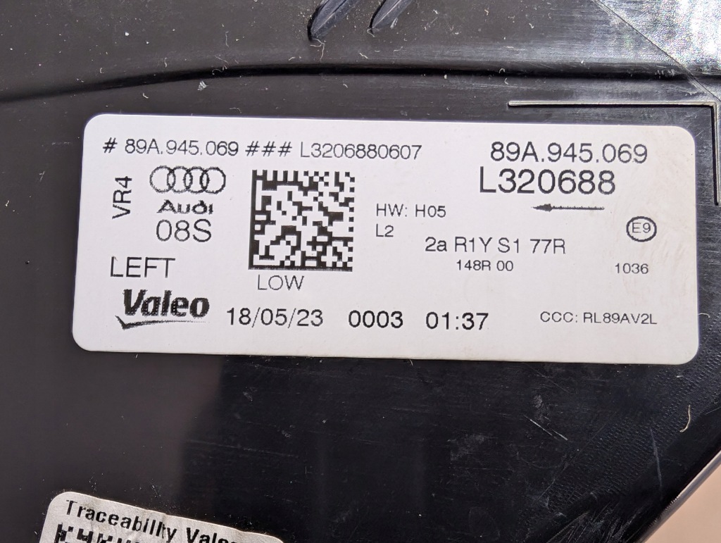 фото №9, Audi q4 e-tron лампа левый задняя задняя 89a945069