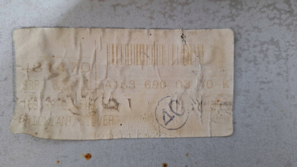 Накладка порог молдинг порог правая mercedes ml w163 97- a1636900340k Недорого