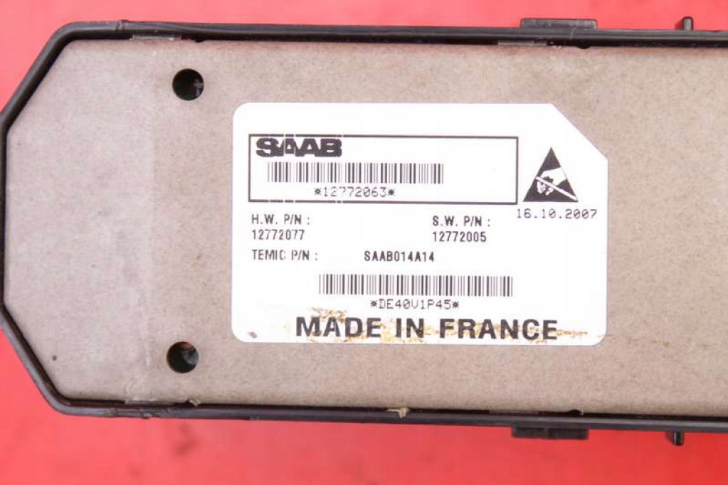 фото №7, Панель управление окон eu 12772063 saab 9-3 93 2 ii 07-11