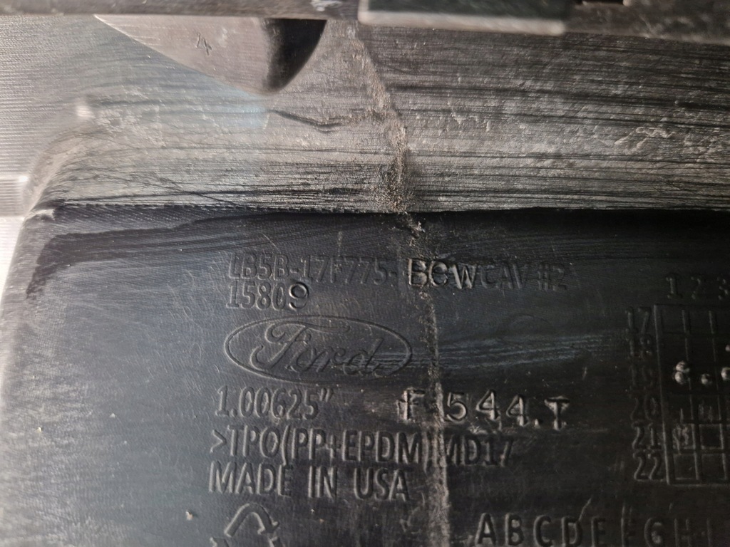 фото №9, Ford explorer vi бампер перед передній kompletny решітка радіатора drl джгут 2020- yz