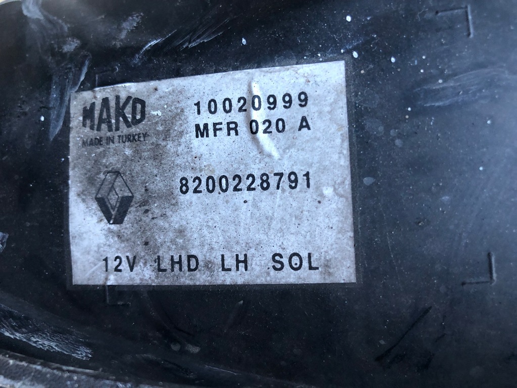 фото №3, Левый фара левая лампа renault thalia 03-08