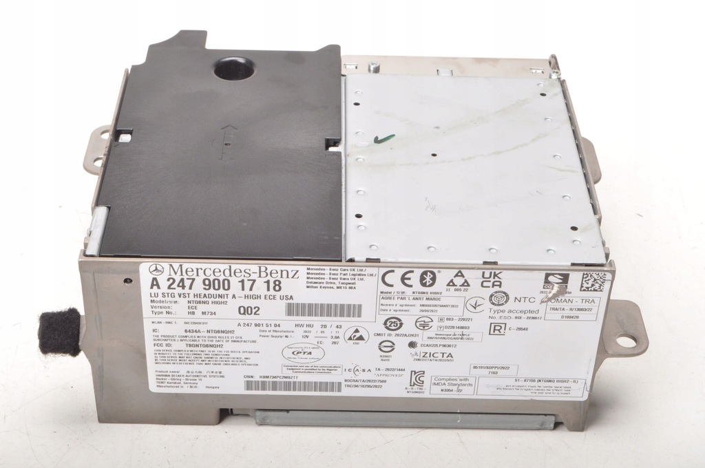 фото №1, Mercedes eqb x243 радио навигация 23r a2479001718