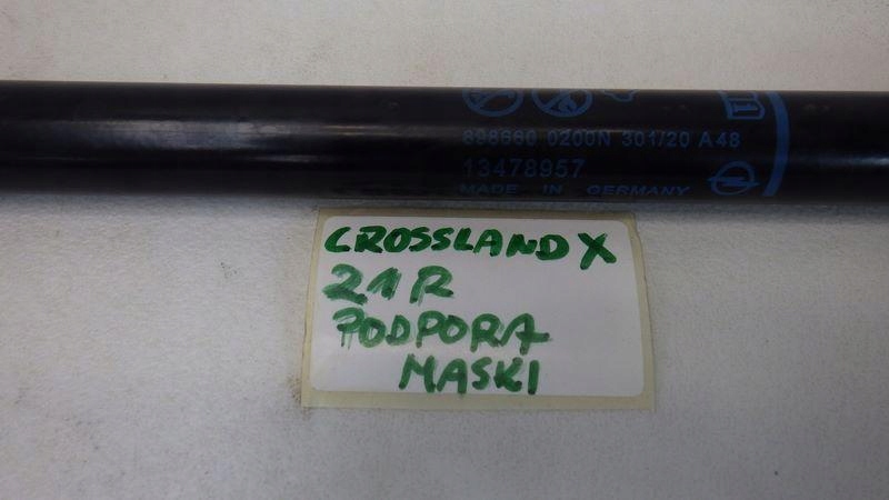 Привод амортизатор капот opel crossland x 13478957 с Разборки