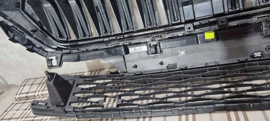 фото №13, Skoda karoq lift решётка радиатора решётка радиатора + решётка 57a853653g