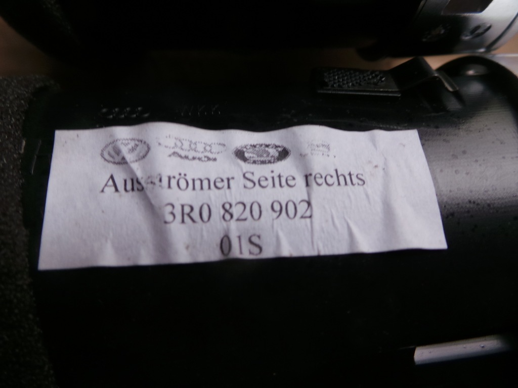 фото №7, Ґрати обдув seat exeo комплект 3r0820901