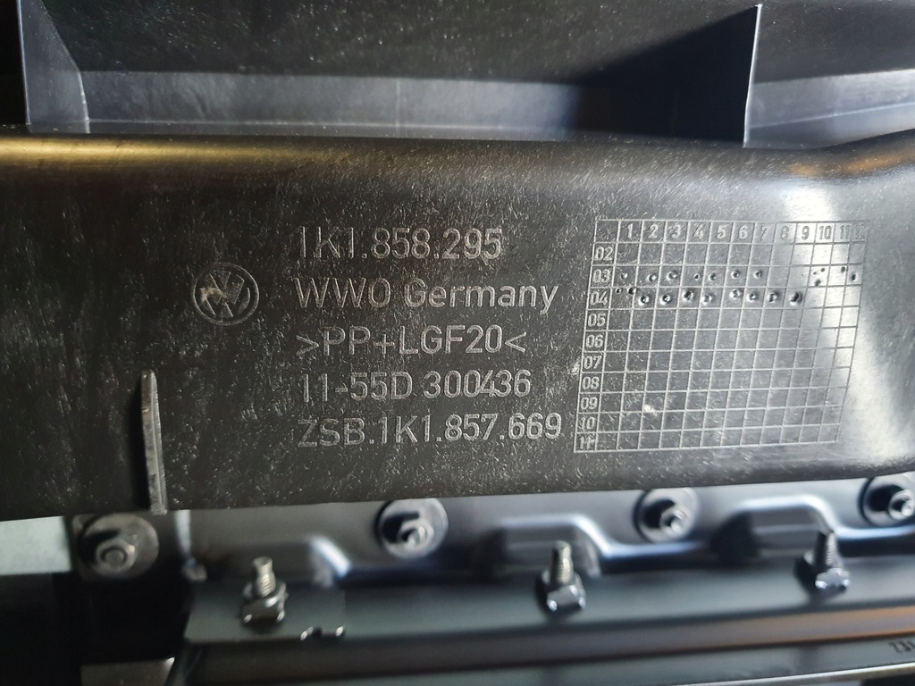 фото №6, Приборная панель приборная консоль vw golf v 1k1858295