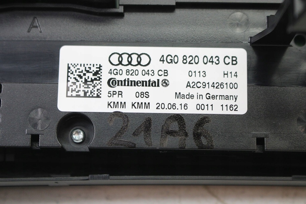 фото №8, Audi a6 a7 панель кондиционера кондиционер 4g0820043cb модуль блок управления обдув kli