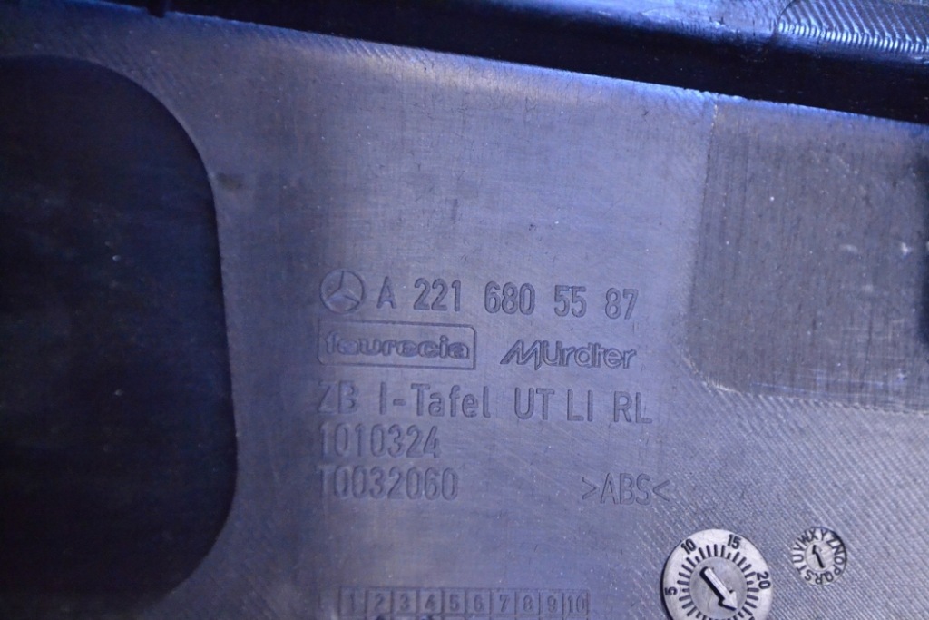 фото №5, Mercedes w221 s350 cdi 2013 rhd панель захист панелі приладової панелі