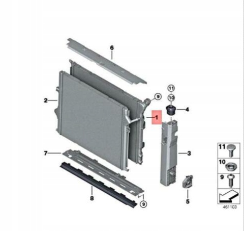 фото №7, Bmw 1 f21 cooling радиатор 17118482624