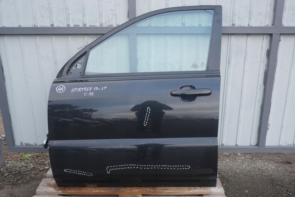 фото №1, Kia sportage ii lift дверь передние левая 1k bez накладки чёрные nr.49