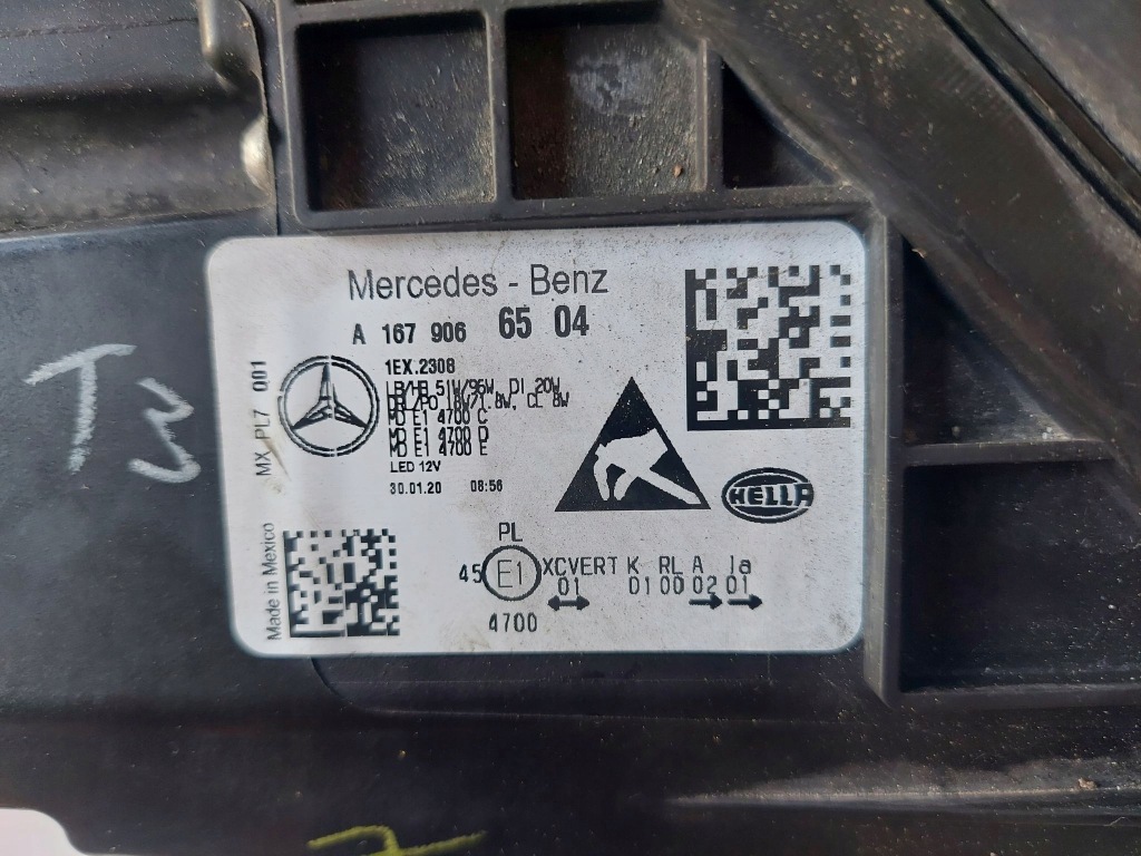 Купить Mercedes gle v167 фара левая перед multibeam led