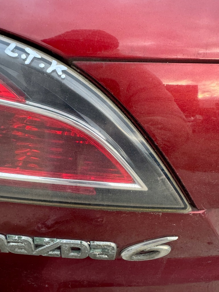 фото №5, Mazda 6 gh лампа лівий задня ліва задня з кришки w кришка kombi