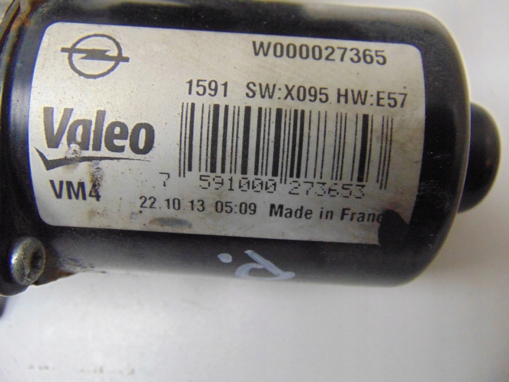 фото №12, Механизм двигатель дворник правый opel zafira c w000027365