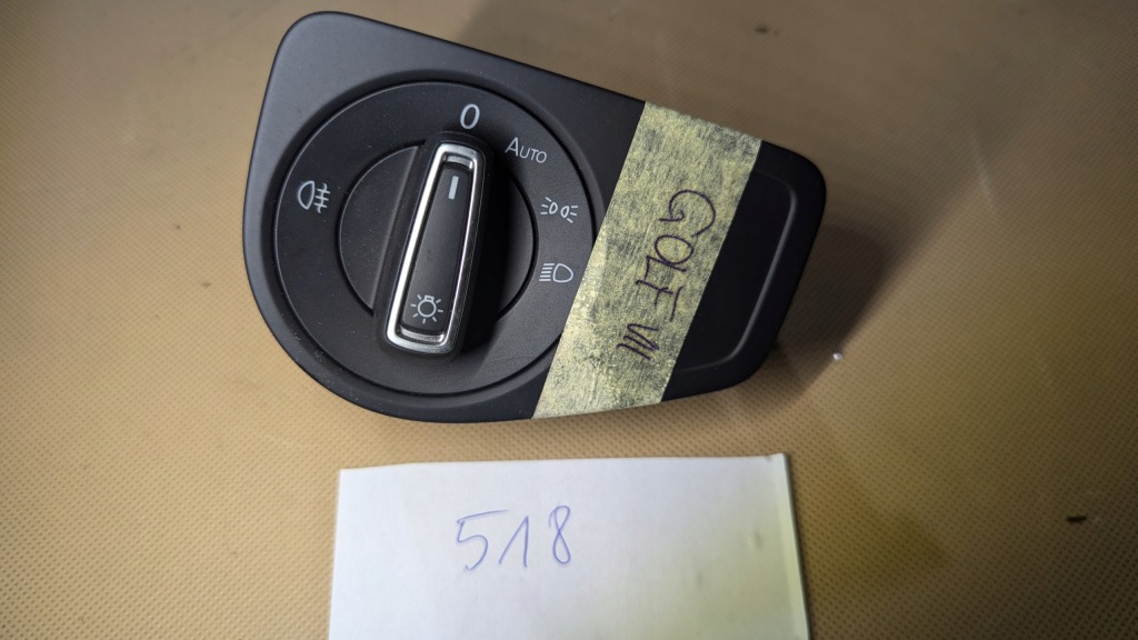 фото №1, Перемикач світла vw golf vii 5g1858341 518