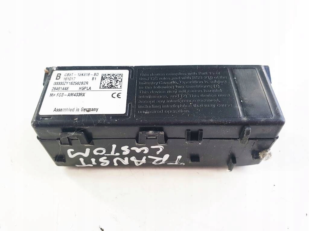 фото №1, Ford transit custom i 16r 2.0 tdci модуль блок керування