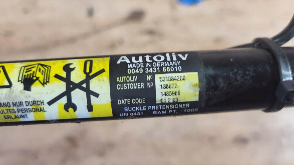 фото №5, Натяжитель поперечина правый перед mini cooper r50 r53 01-06 1485969