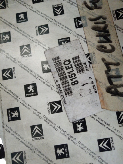 фото №1, Вкладыш зеркало citroen правое 8151eq