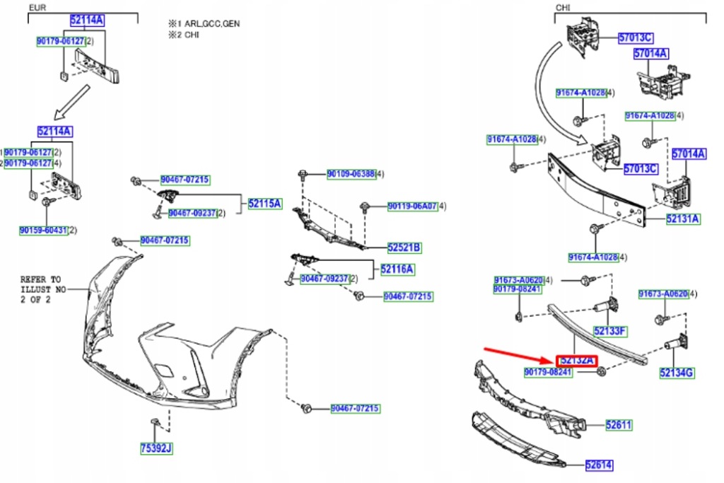 фото №9, Lexus ux передний бампер усилитель новый оригинальный 5213276030