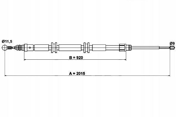 фото №6, Трос ручного renault kangoo ii 08-10