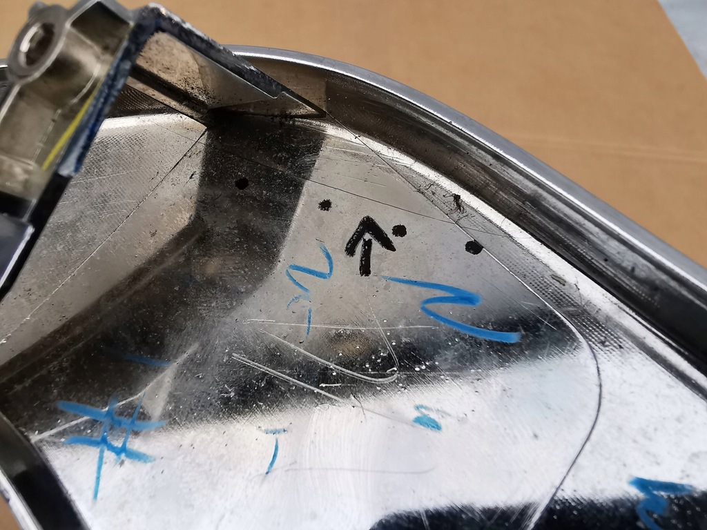 фото №6, Mitsubishi space star ii iii lift 20- хром бампера нижний правый 6407a380