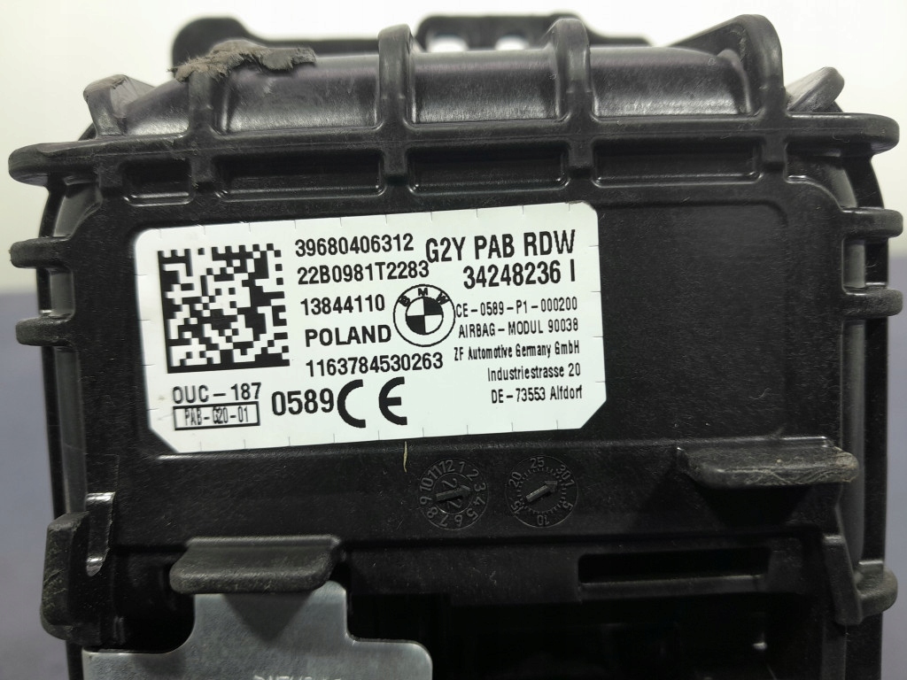 фото №13, Bmw m3 g80 приборная панель приборная pulpit приборная панель подушка безопасности подушки безопасности do восстановление