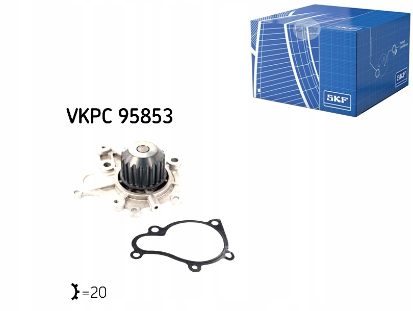 фото №1, Skf насос wody hyundai accent ii 1.5 crdi lc
