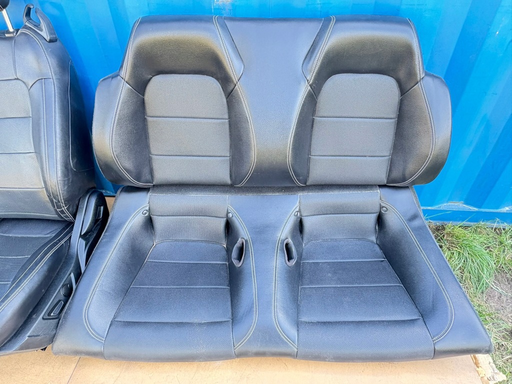 фото №7, Ford mustang vi салон сидіння заднє сидіння обшивки оббивка шкіра 2020r. cabrio