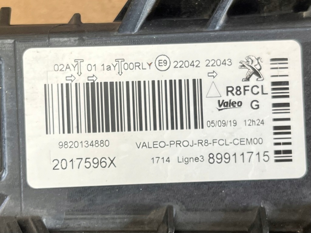 фото №8, Лампы передние левая peugeot 508 ii 2017596x