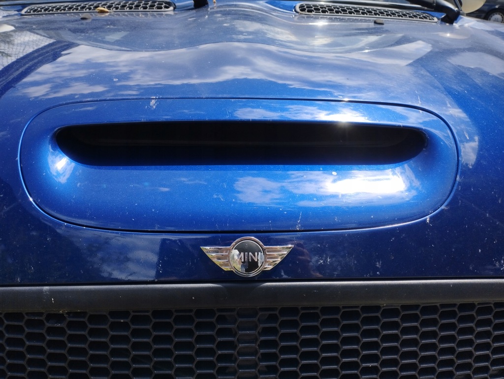 фото №10, Mini cooper r50 r53 капот кришка двигуна код лакофарбового покриття 862/5 indi blue