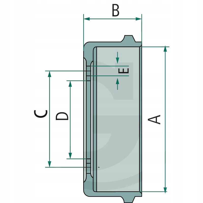 фото №1, Bpw барабан тормозной