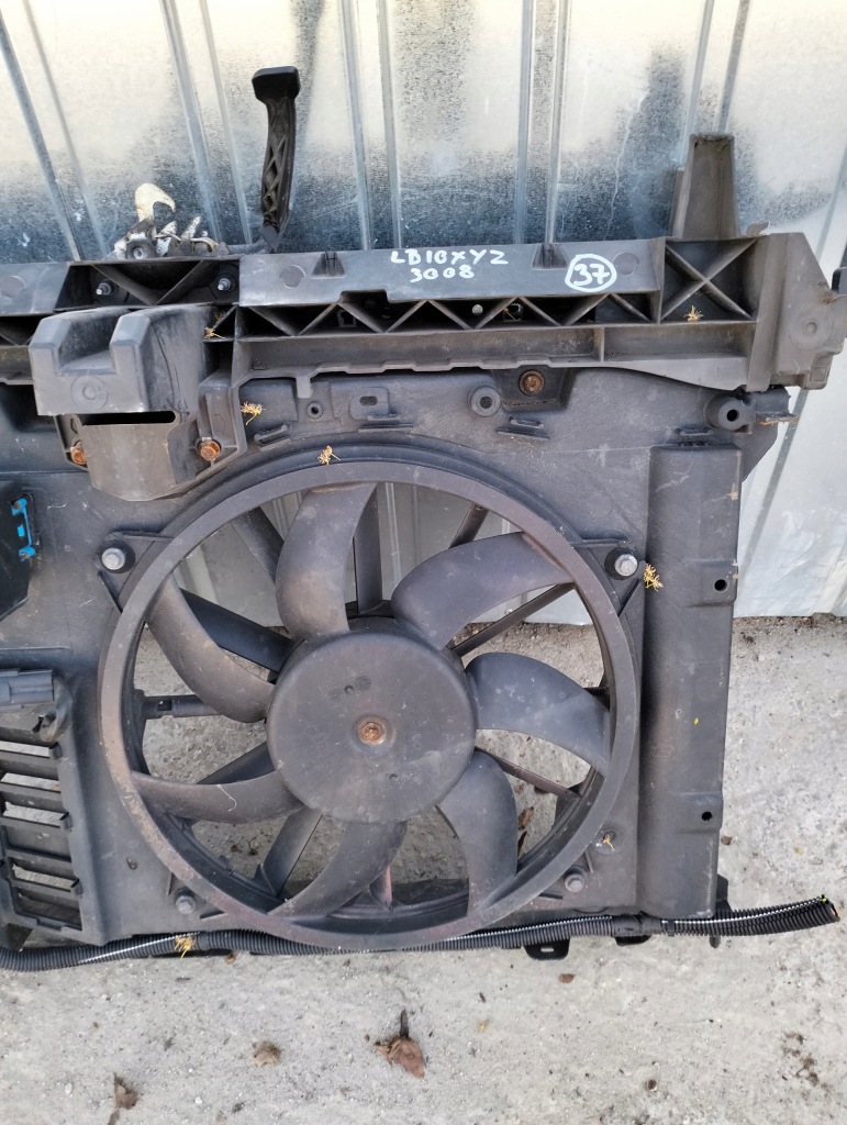 фото №7, Pas передний вентилятор 1.6 бензин thp peugeot 3008 i lata 2009-2013