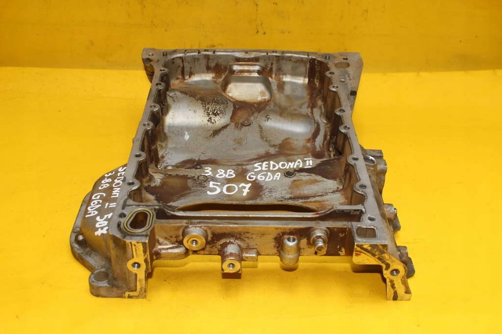 фото №9, Основание картера kia sedona ii 21520-3c100 3.8b g6da