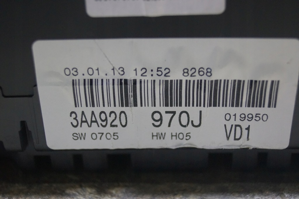 фото №13, Лічильник прилади vw passat b7 2.0 tdi 3aa920970j